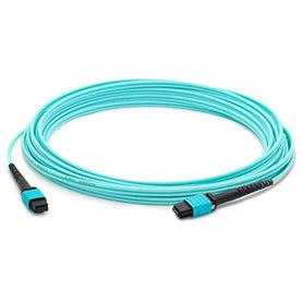 Addon Networks 2M, 2Xmpo Fibre Optic Cable Mpo Om4 Turquoise