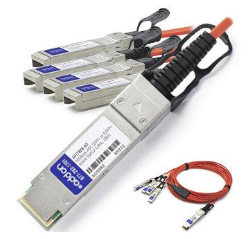 Addon Networks 2M Qsfp+ - 4Xsfp+ Infiniband Cable Qsfp+ 4Xsfp+ Orange