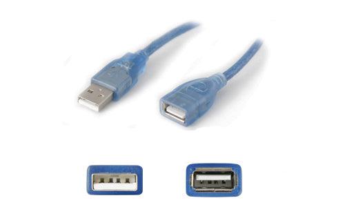 Addon Networks 4.6M M/F Usb 2.0 Usb Cable Usb A Blue