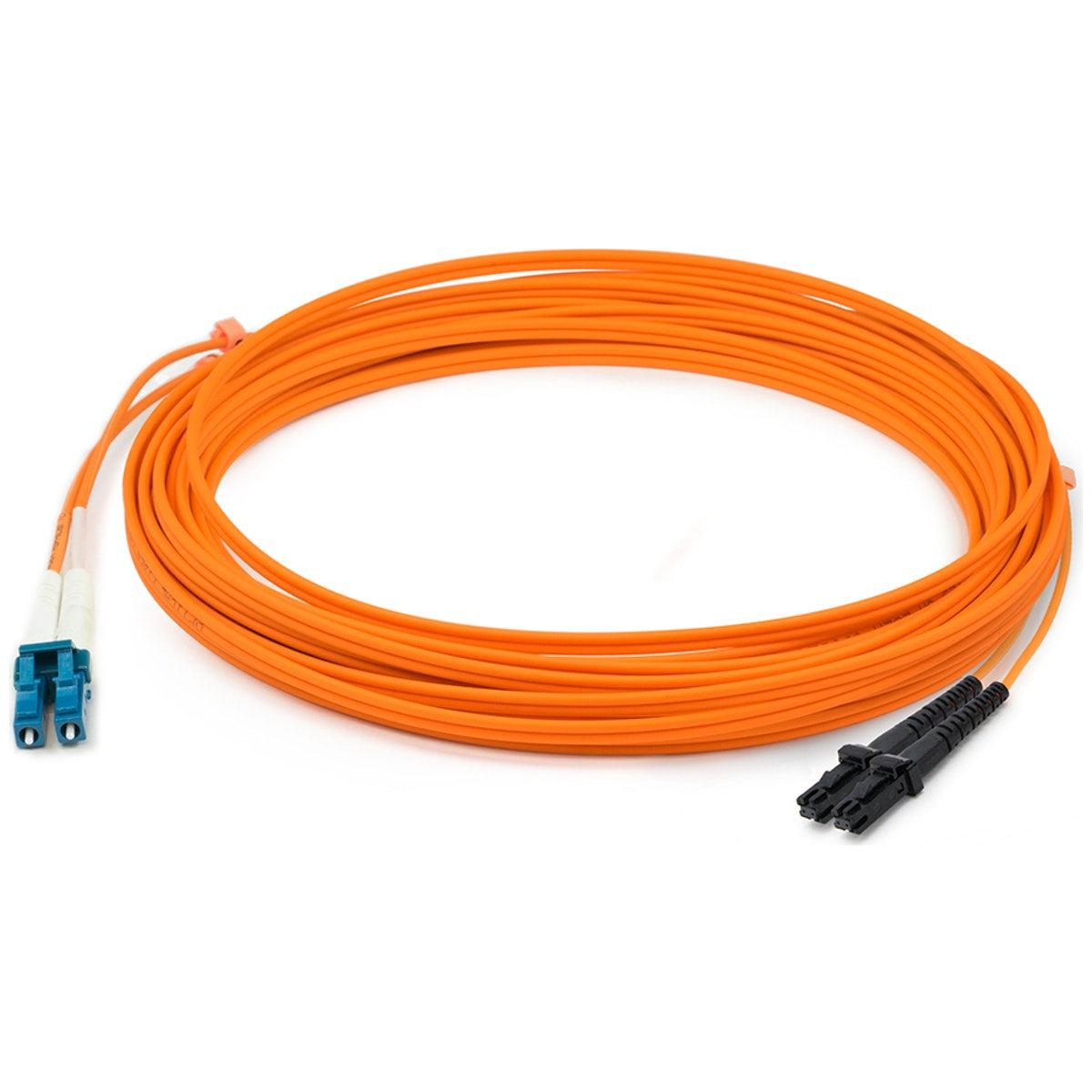 Addon Networks 5M Lc (Male) To Mt-Rj (Male) Orange Om3 Duplex Fiber Ofnr (Riser-Rated) Patch Cable