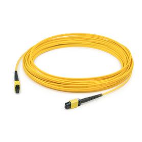 Addon Networks Add-24Fmpompo-110M9Smsp Fibre Optic Cable 110 M Mpo Ofnp Os2 Yellow