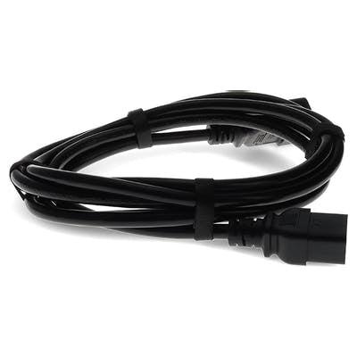Addon Networks Add-C202C2112Awg8Ft Power Cable Black 2.44 M C21 Coupler C20 Coupler