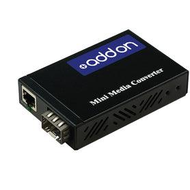 Addon Networks Add-Gmcmn-Sfp Network Media Converter 1000 Mbit/S Multi-Mode, Single-Mode Black