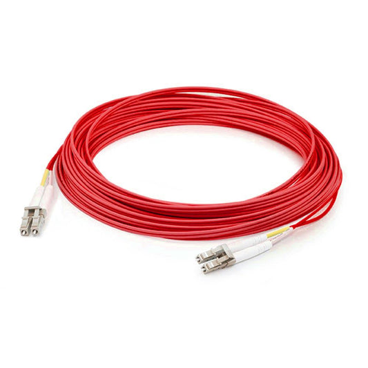 Addon Networks Add-Lc-Lc-12M5Om4-Rd-Taa Fibre Optic Cable 12 M Ofnr Om4 Red