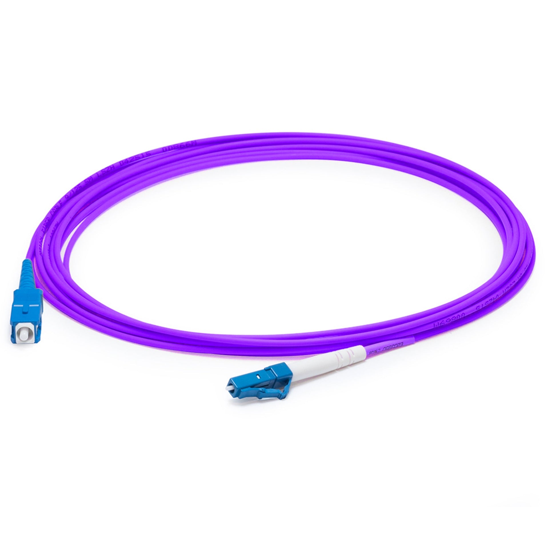 Addon Networks Add-Lc-Lc-1M5Om4-Vt Fibre Optic Cable 1 M Ofnr Om4 Violet