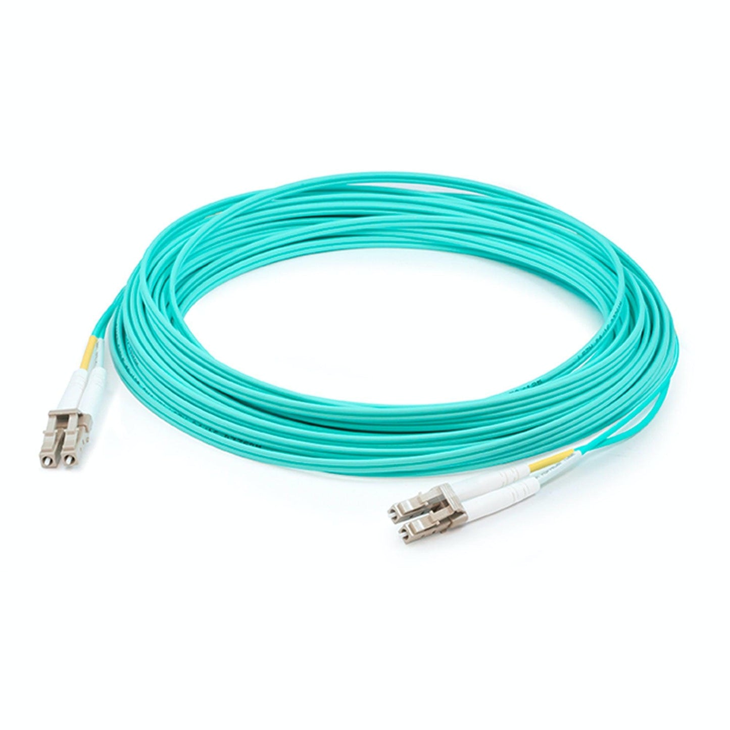Addon Networks Add-Lc-Lc-28M5Om4 Fibre Optic Cable 28 M Ofnr Om4 Turquoise