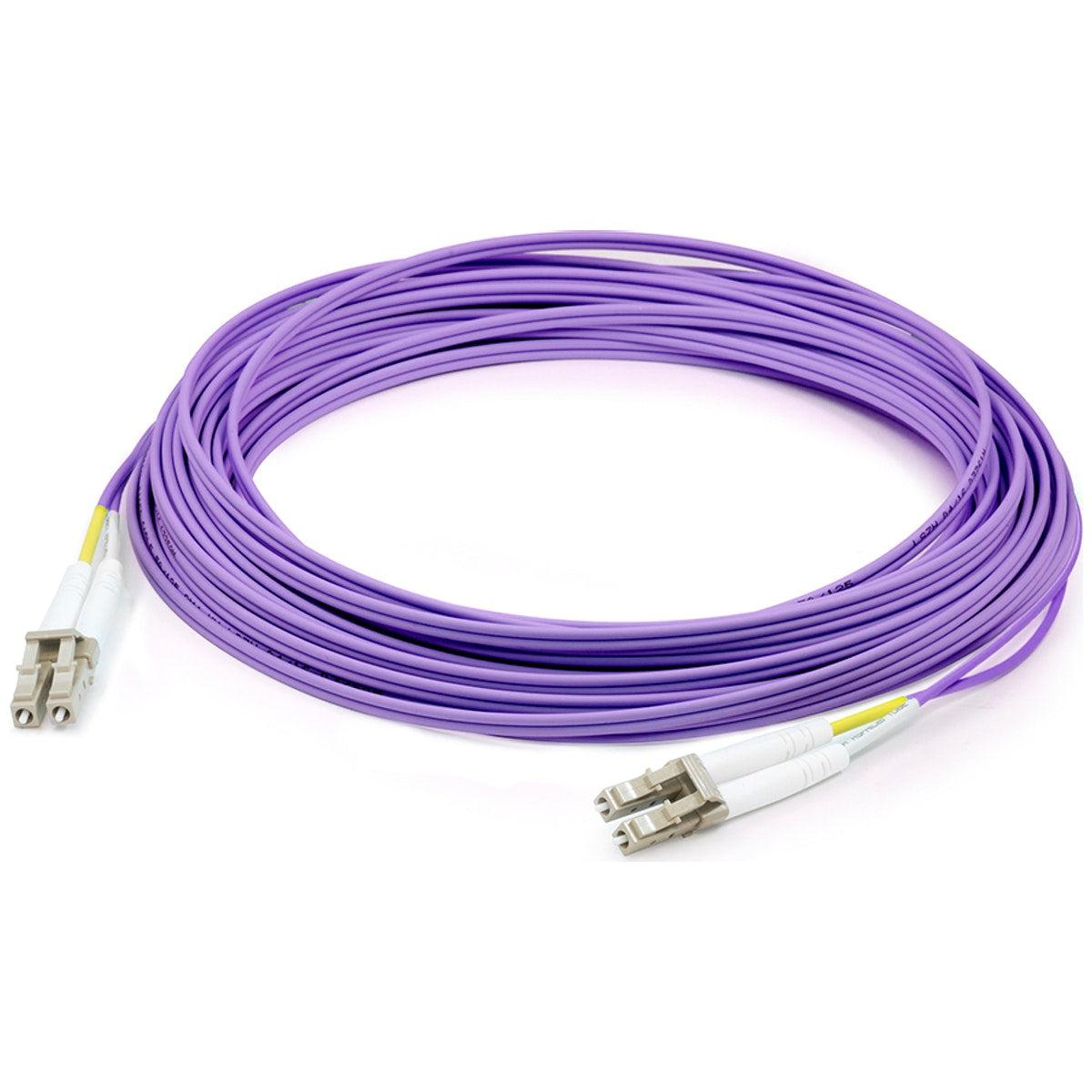Addon Networks Add-Lc-Lc-5M5Om4-Pe Fibre Optic Cable 5 M 2X Lc Ofnr Om4 Purple