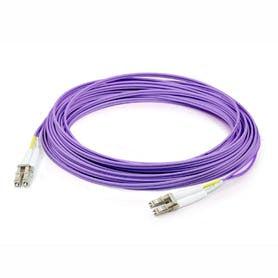 Addon Networks Add-Lc-Lc-5M6Mmf-Pe Fibre Optic Cable 5 M Cmr Om1 Purple