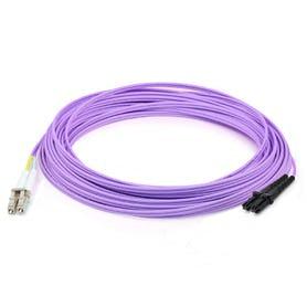 Addon Networks Add-Lc-Mtrj-3M6Mmf-Pe Fibre Optic Cable 3 M Mt-Rj Ofnr Om1 Purple