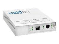 Addon Networks Add-Mgmc-Sfp Network Media Converter 1000 Mbit/S White