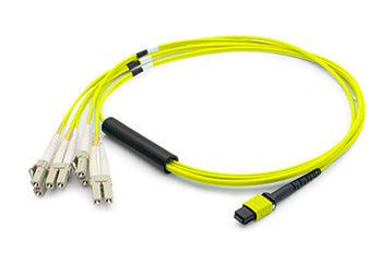 Addon Networks Add-Mpo-4Lc10M9Smf Fibre Optic Cable 10 M Mpo/Mtp Lc Os1 Yellow