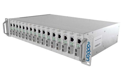 Addon Networks Add-Mrack-16 Network Media Converter 1000 Mbit/S Multi-Mode, Single-Mode Grey