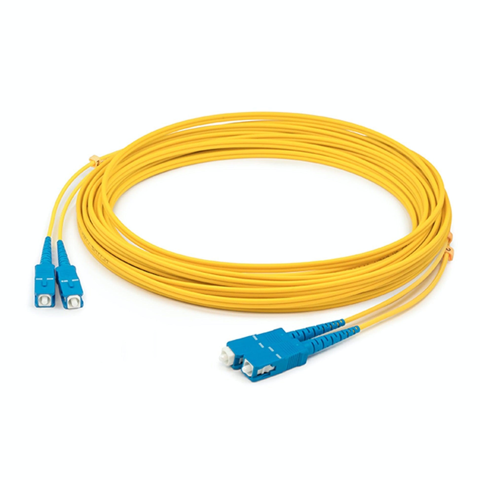 Addon Networks Add-Sc-Sc-17M9Smf Fibre Optic Cable 17 M Ofnr Os2 Yellow