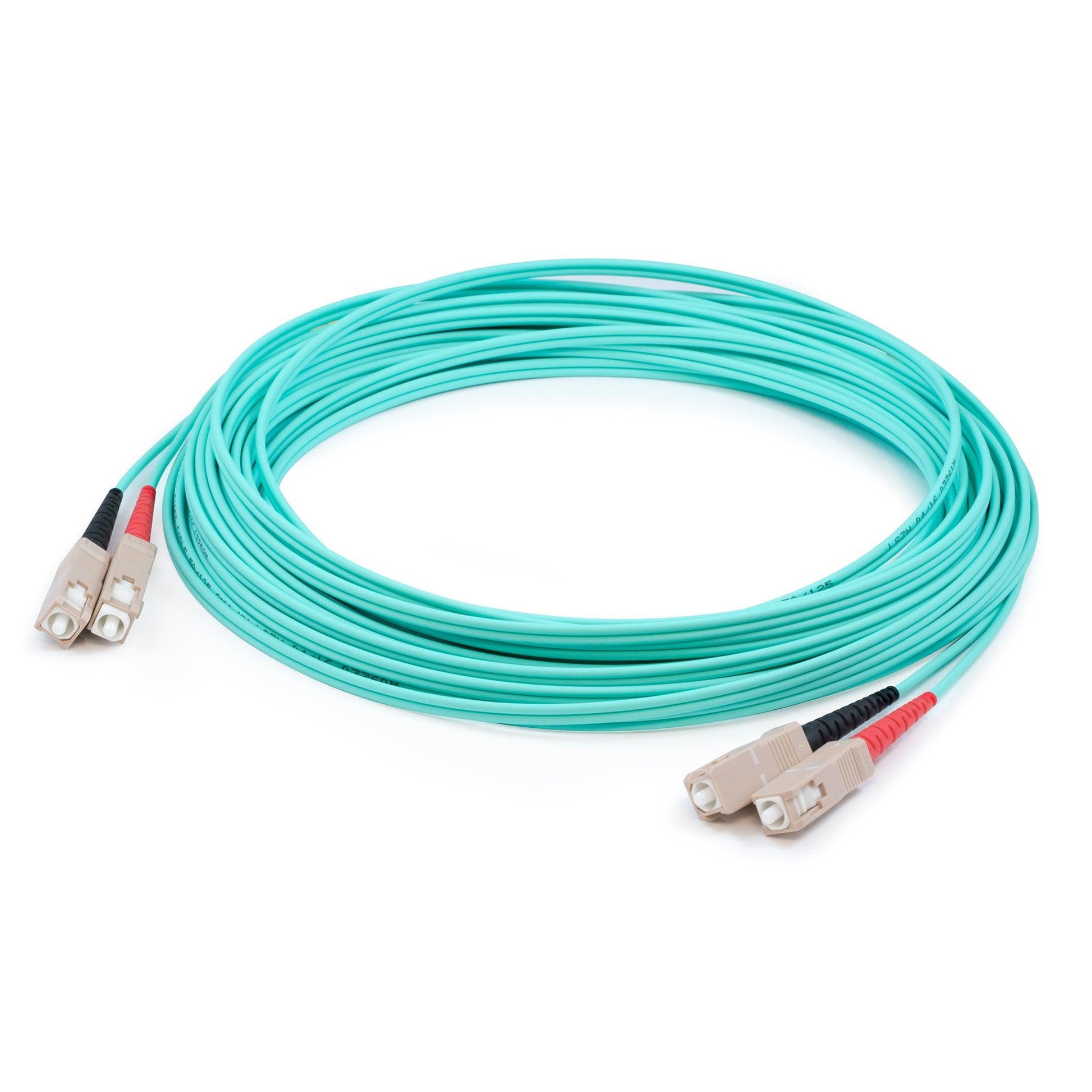 Addon Networks Add-Sc-Sc-18M5Om4P Fibre Optic Cable 18 M Lomm Om4 Aqua Colour