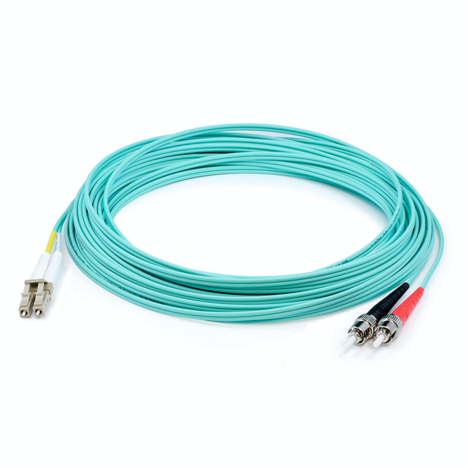 Addon Networks Add-St-Lc-100M5Om4 Fibre Optic Cable 100 M 2X Lc 2X St Lomm Om4 Aqua Colour