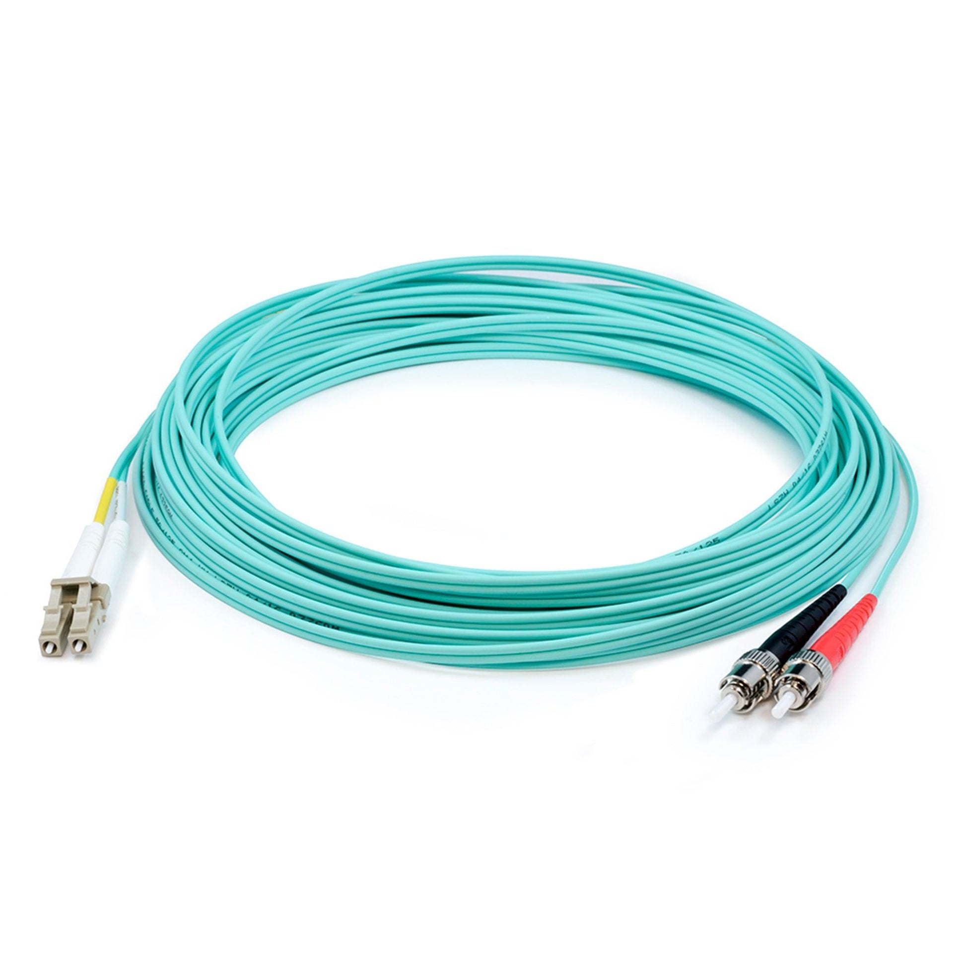 Addon Networks Add-St-Lc-15M5Om4P Fibre Optic Cable 15 M Lomm Om4 Aqua Colour