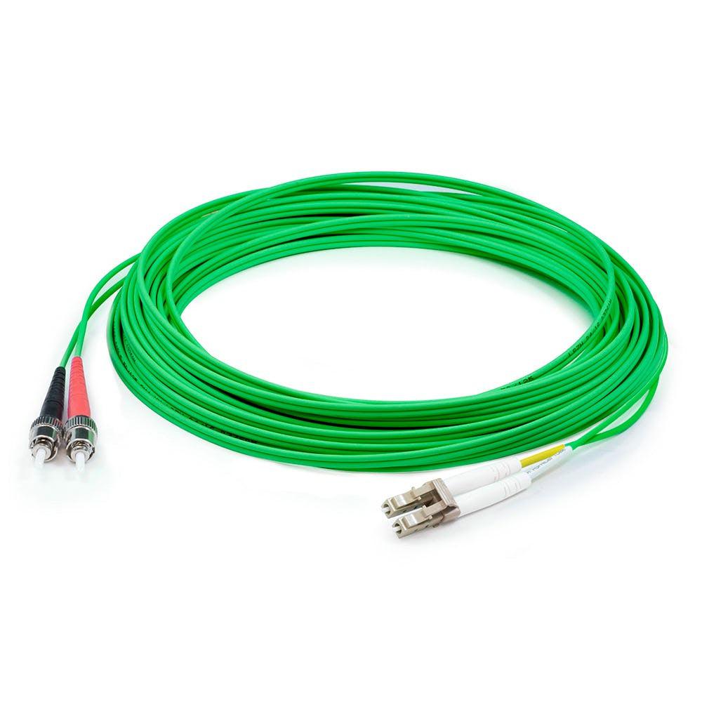 Addon Networks Add-St-Lc-3M6Mmfp-Gn Fibre Optic Cable 3 M 2X Lc 2X St Om1 Green