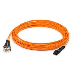 Addon Networks Add-St-Mtrj-1M6Mmf Fibre Optic Cable 1 M Mt-Rj 2X St Ofnr Om1 Orange