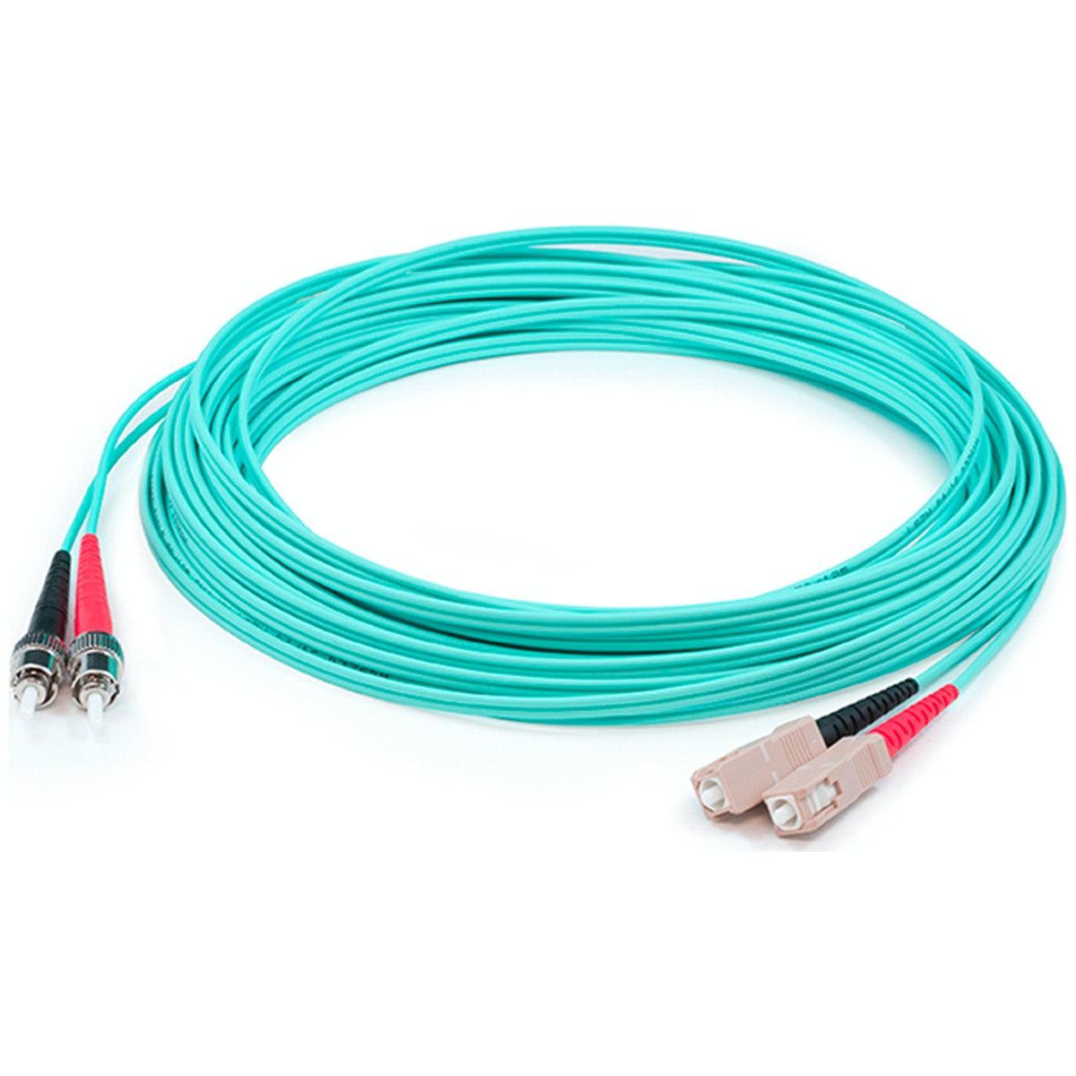 Addon Networks Add-St-Sc-10M5Om4P Fibre Optic Cable 10 M Lomm Om4 Aqua Colour