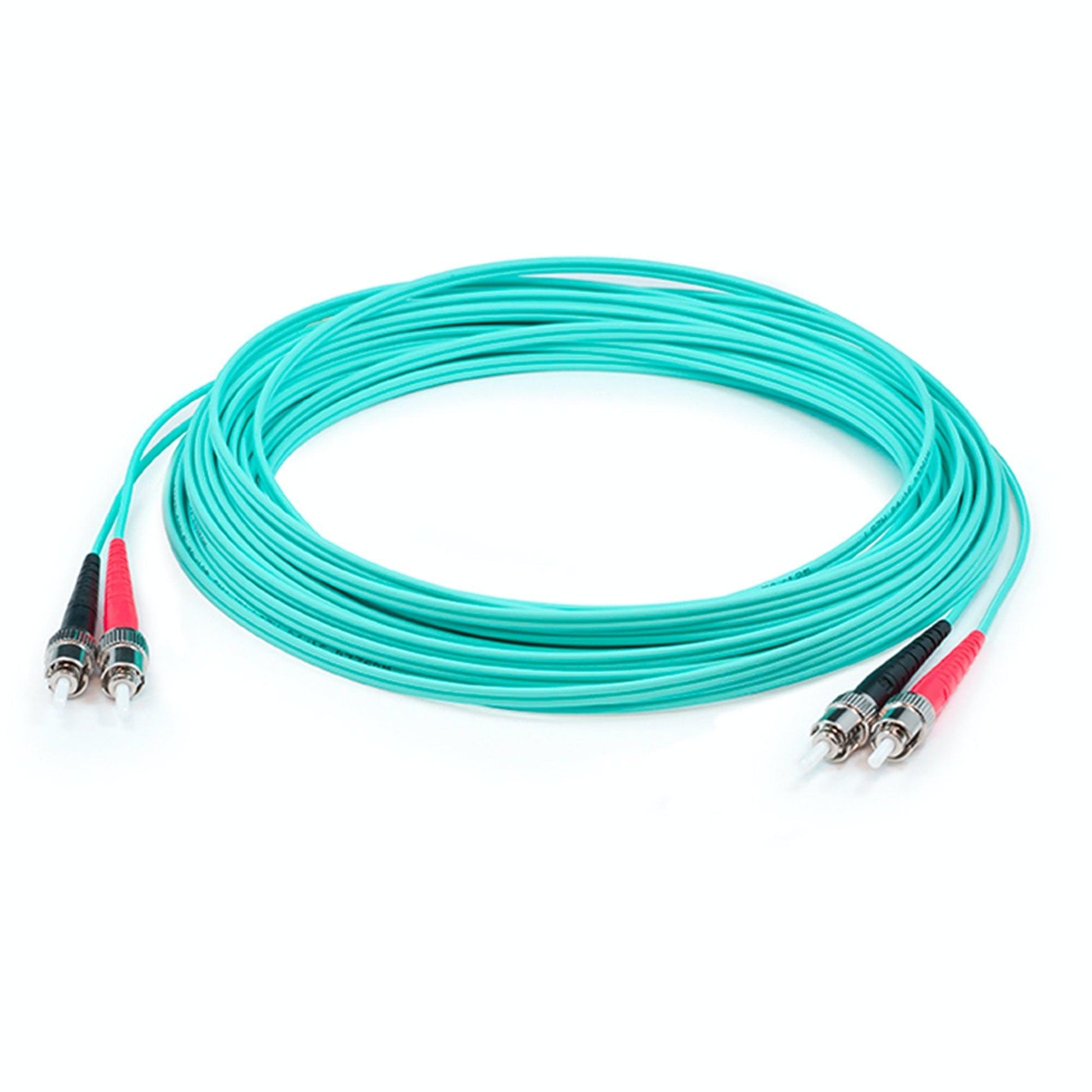 Addon Networks Add-St-St-10M5Om4P Fibre Optic Cable 10 M Lomm Om4 Aqua Colour