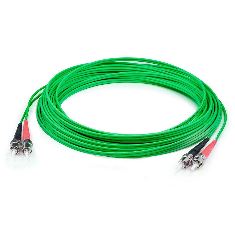 Addon Networks Add-St-St-15M6Mmfp-Gn Fibre Optic Cable 15 M 2X St Om1 Green