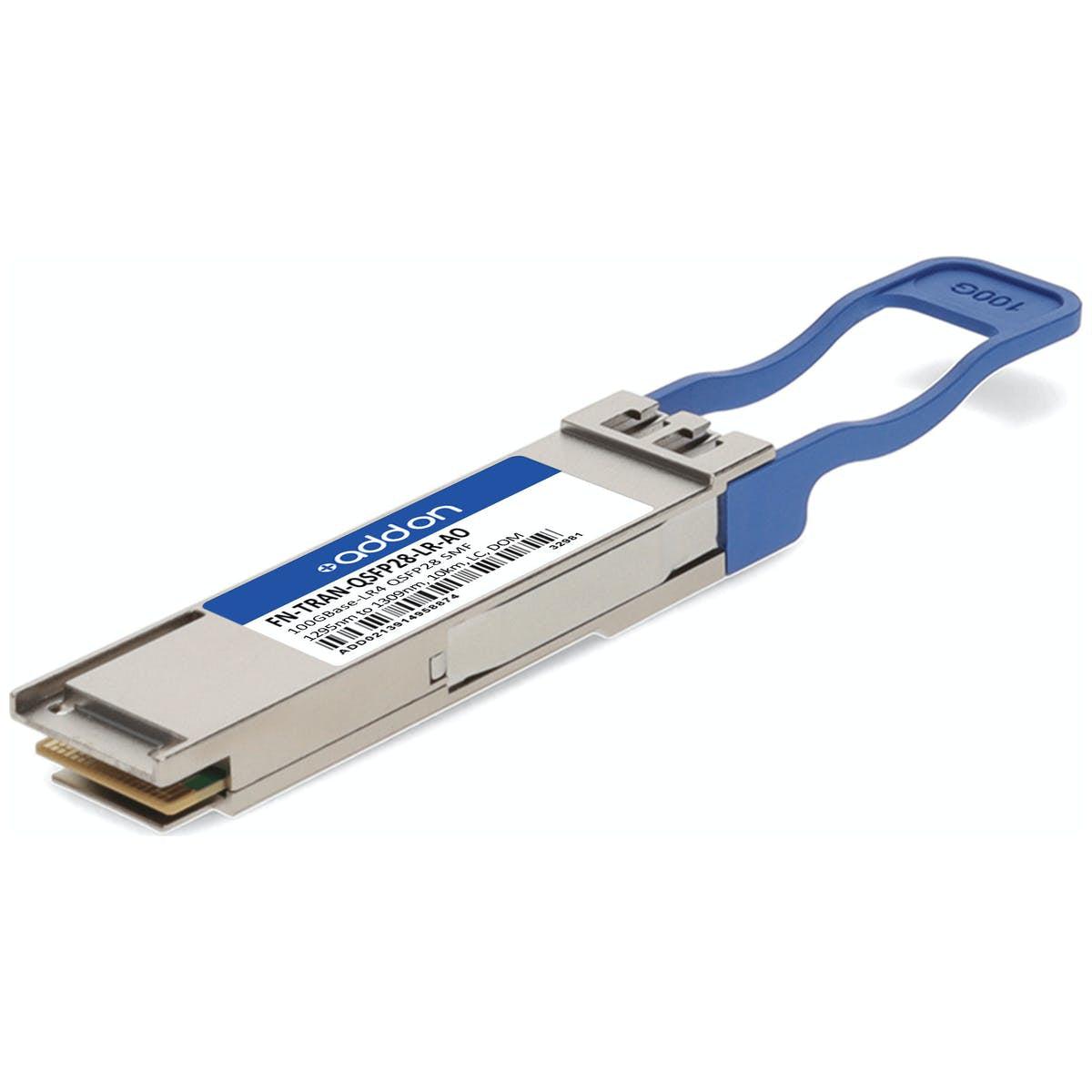 Addon Networks Fn-Tran-Qsfp28-Lr-Ao Network Transceiver Module Fiber Optic 100000 Mbit/S 1309 Nm