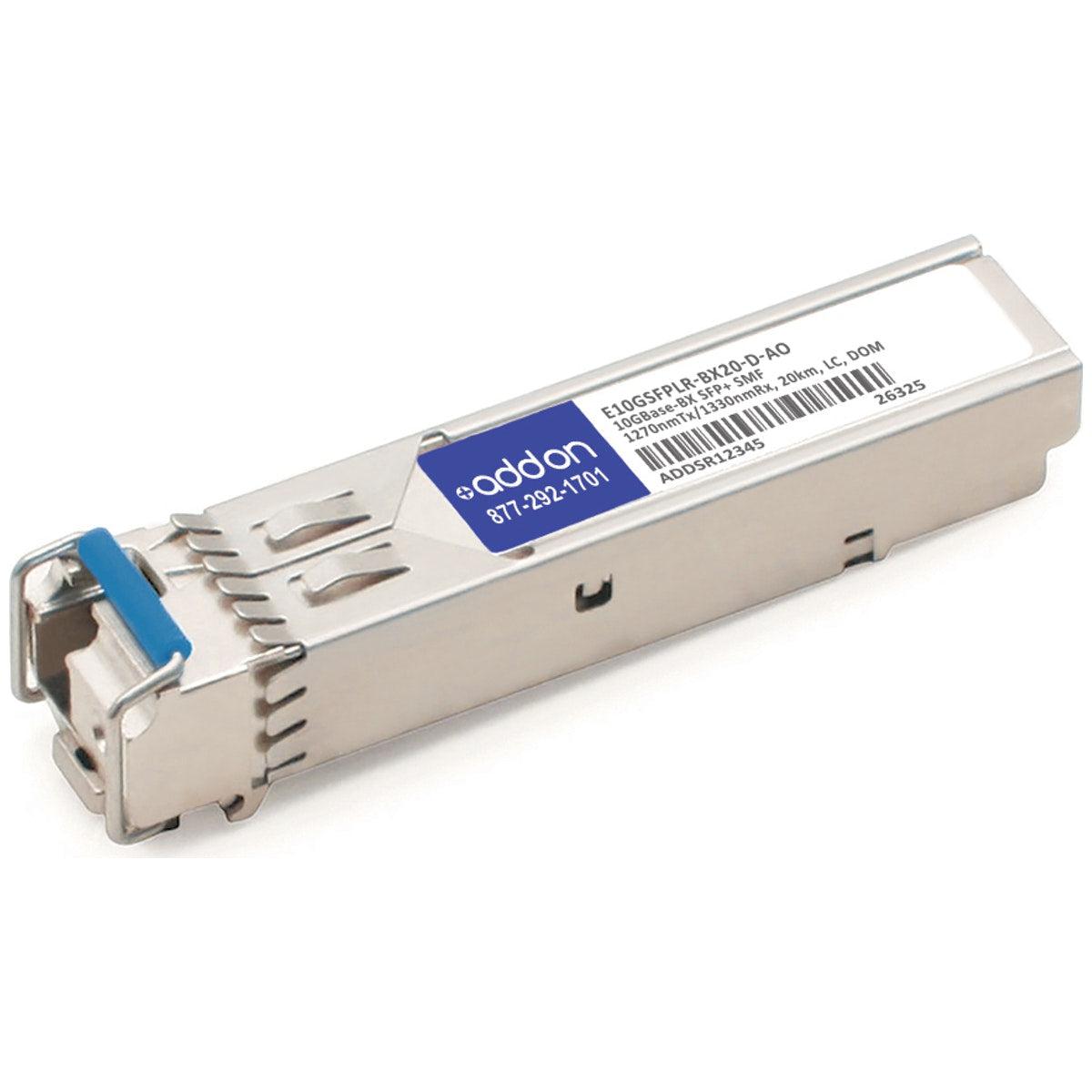 Addon Networks Intel Compatible Taa Compliant 10Gbase-Bx Sfp+ Transceiver (Smf, 1270Nmtx/1330Nmrx , 20Km, Lc, Dom)