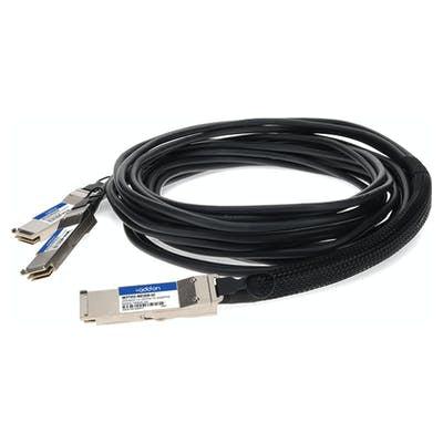 Addon Networks Mcp7H50-H001R30-Ao Infiniband Cable 1 M Qsfp56 2Xqsfp56 Black