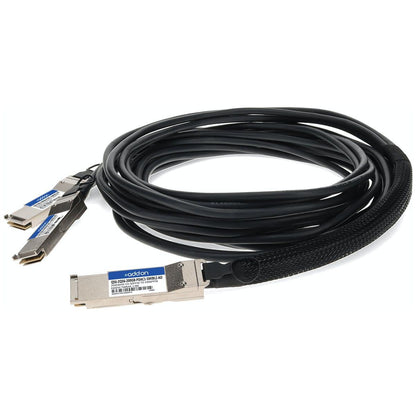 Addon Networks Q56-2Q56-200Gb-Pdac1-5Miblz-Ao Infiniband Cable 1.5 M Qsfp56 2X Qsfp56 Black