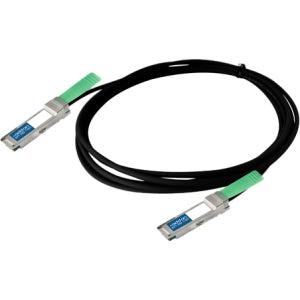 Addon Networks Qsfp+, 0.5M Infiniband Cable Qsfp+ Black