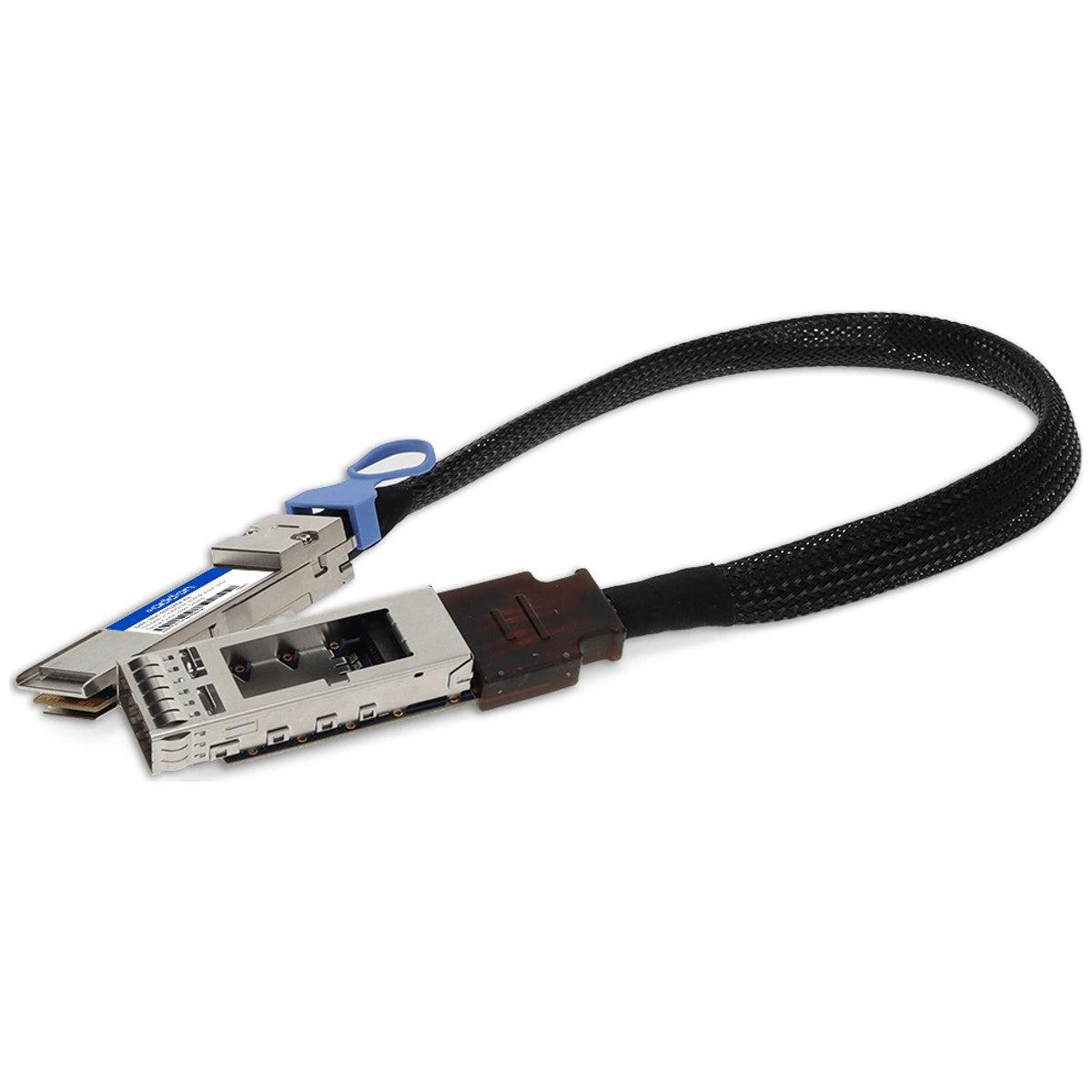 Addon Networks Qsfp-100G-Ext22Cm-Ao Infiniband Cable 0.22 M Qsfp28 Black