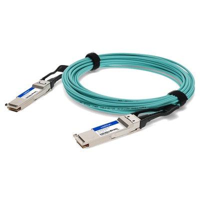 Addon Networks Qsfp-200Gb-Aoc7M-Ao Infiniband Cable 7 M Qsfp56 Green, Silver
