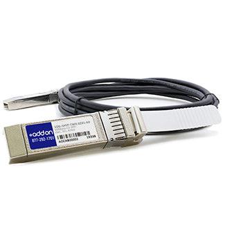 Addon Networks Sfp+/Sfp+, 2.0M Networking Cable Black 2 M