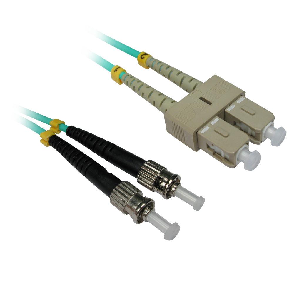 Addon Networks St-Sc 1M Fibre Optic Cable Om3 Blue