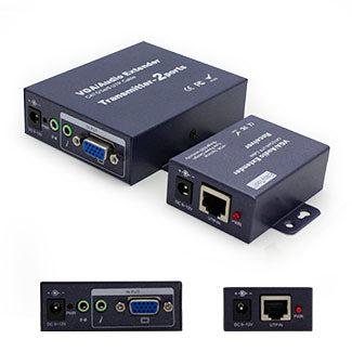 Addon Networks Vgacat5Extender Av Extender Av Transmitter & Receiver Black