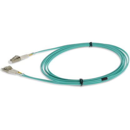 Addon 7M Lc (Male) To Lc (Male) Straight Aqua Om4 Duplex Lszh Fiber Patch Cable