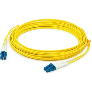 Addon 98M Lc (Male) To Lc (Male) Straight Yellow Os2 Duplex Lszh Fiber Patch Cable