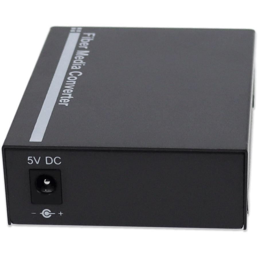 Addon Networks 1000Base-Tx(Rj45) To 1000Base-Sx(St), 850Nm Network Media Converter 1000 Mbit/S Multi-Mode Silver