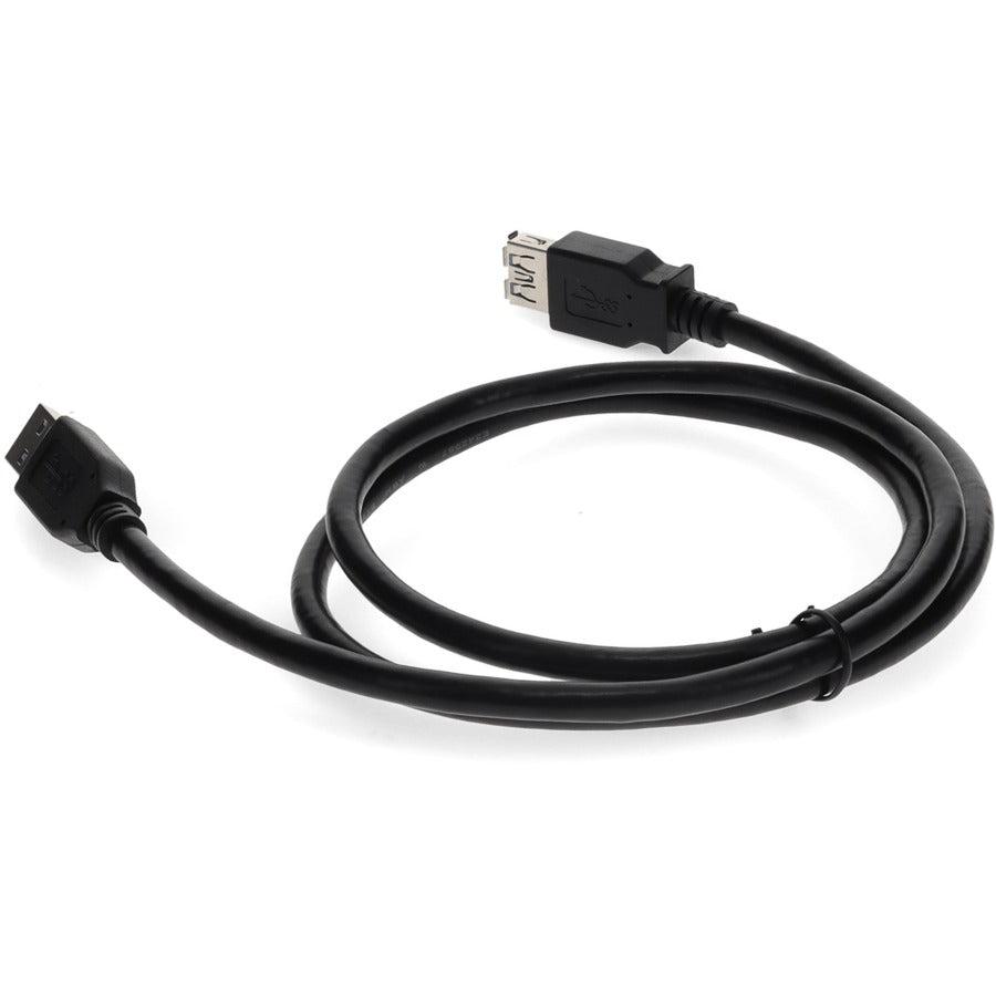 Addon Networks 2M Usb 2.0 (A) Male To Male Black Cable