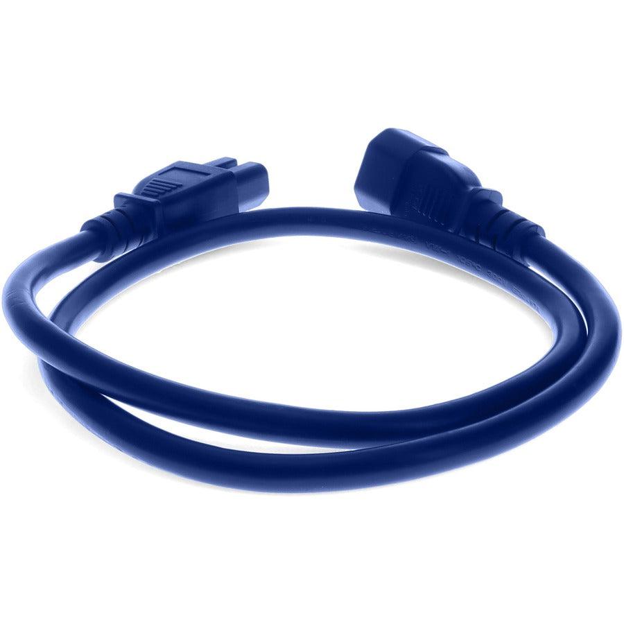 Addon Networks Add-C142C1514Awg3Ftbe Power Cable Blue 0.91 M C14 Coupler C15 Coupler