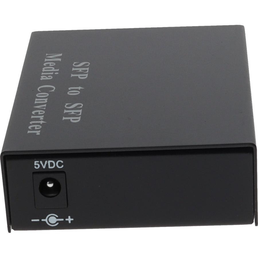 Addon Networks Add-Gmc-2Sfp Network Media Converter 1000 Mbit/S 1550 Nm Multi-Mode, Single-Mode Black