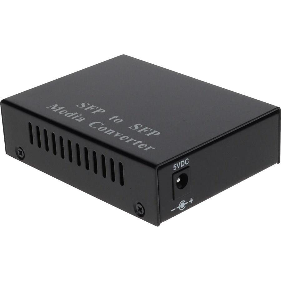 Addon Networks Add-Gmc-2Sfp Network Media Converter 1000 Mbit/S 1550 Nm Multi-Mode, Single-Mode Black