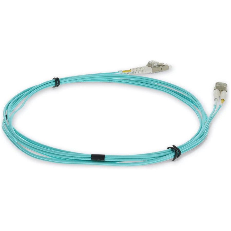 Addon Networks Add-Lc-Lc-1Mst5Om3 Fibre Optic Cable 1 M Cmr Om3 Aqua Colour