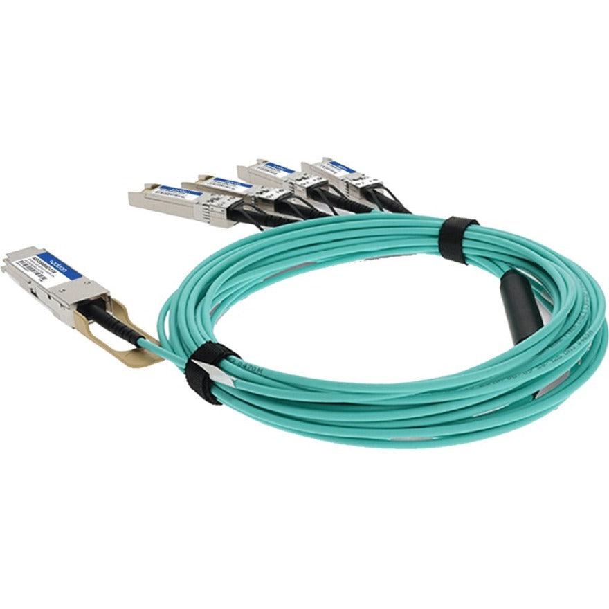 Addon Networks Add-Q28Ars28Ci-O10M Fibre Optic Cable 10 M Qsfp28 4X Sfp28