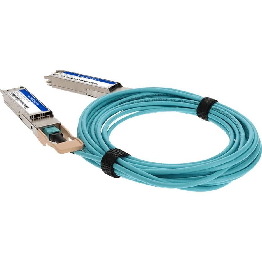 Addon Networks Aoc-O-O-400G-25M-Ao Fibre Optic Cable Om3 Aqua Colour