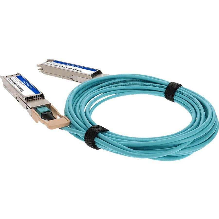 Addon Networks Aoc-O-O-400G-30M-Ao Fibre Optic Cable Om3 Aqua Colour