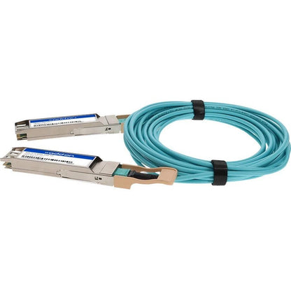 Addon Networks Aoc-O-O-400G-30M-Ao Fibre Optic Cable Om3 Aqua Colour