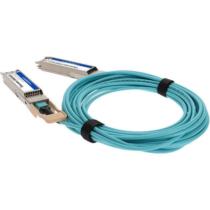 Addon Networks Aoc-O-O-400G-5M-Ao Fibre Optic Cable Om3 Aqua Colour