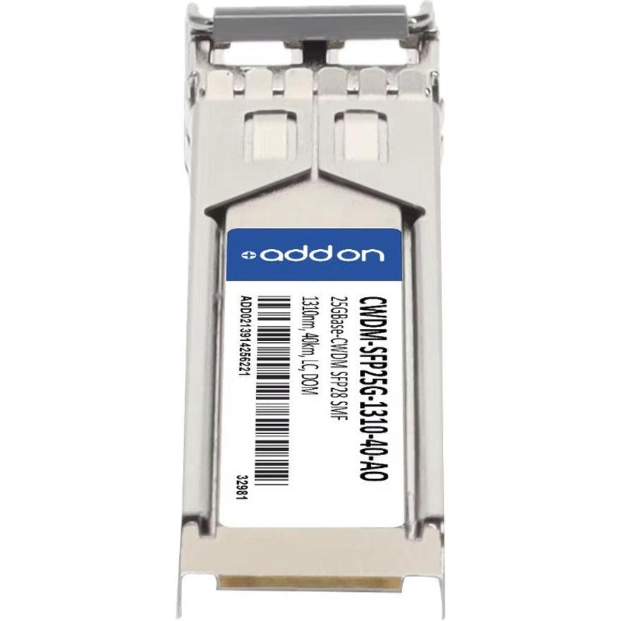 Addon Networks Cwdm-Sfp25G-1310-40-Ao Network Transceiver Module Fiber Optic 25000 Mbit/S Sfp28 1310 Nm