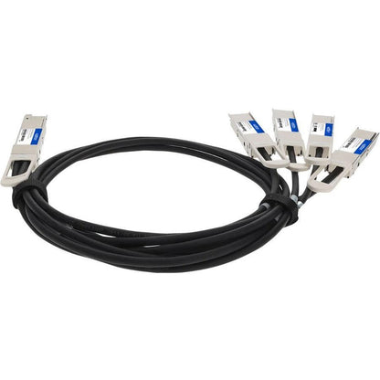 Addon Networks Dac-Q56Dd-4Q56-1M-Ao Infiniband Cable 4Xqsfp56 Qsfp-Dd Black, Silver